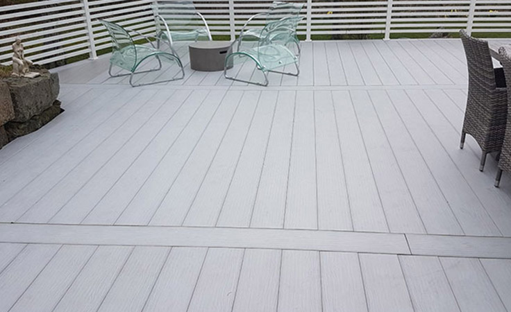 WPC Square Holes Decking